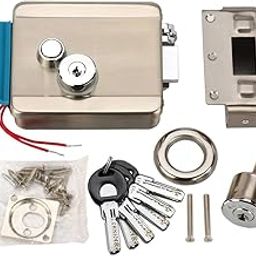 STS Electric Electronic Door Lock 6pcs Computerized Doted Keys DC 12V Stainless Steel E-Lock for Video Door Phone Doorbell Intercom Access Control-20