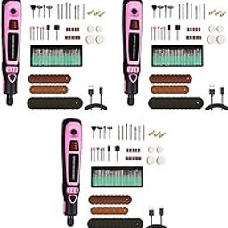 Serplex® 96PCS 3.7V Mini Cordless Electric Drill Handheld Rotary Tool Kit with USB Rechargeable 3 Adjustable Speeds Multi-Accessory Set for DIY Woodworking Resin Art Crafting Engraving-23