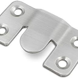 HEAVENGLOW 10Pcs Furniture Flush Mount Bracket Photo Frame Hooks for Art Gallery Cabinet Small-45