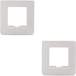 Schneider Electric Zencelo India-2 Module Grid and Cover frame - White (Pack of 2)-13