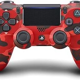 Maizic Smarthome Funetic Red Camo Themed Bluetooth Wireless P4 Gaming Controller For PS4/PS4 Pro/PS4 Slim/PC/Smartphone | Dual Vibration, Turbo, Touchpad, Type-C Fast Charging, 10hr Battery | Compatible with PS5- with case-image-79