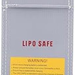XIASABA RC Fireproof Bag Battery Safety Bag Fireproof RC Battery Safety Bag Fireproof Bag Cargo Bag Protector 100 x 200 mm Bag-19