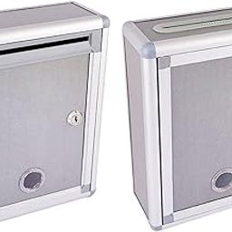 The Style SutraWall Mount Suggestion Case with Key Ballot Box for Hotel Business Lightweight Front Slot-image-22