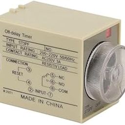 Trustedshoppe |Timer Delay| |Time Relay| High Accuracy AC 200‑220V Plug in Installation for Control ST3PF 10S-12
