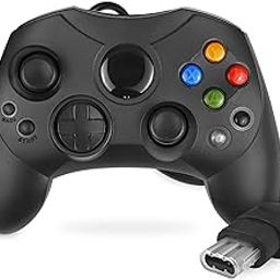 Yioone Controller Replacement for Xbox Controller S-Type/Original Xbox Controller,Classic Controller Compatible with Original Xbox Console(Black)-image-43