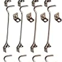 DESHCART Stainless Steel Gate Door Hook/Window Hook/Window Latch for Homes, Offices, Hotels, Malls (6 Inch X 6 mm, Matt Finish, Pack of 12 Pcs)-image-96