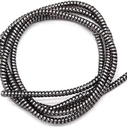 UNIQUE GOODS HAVEN Metal Spring Cable Protector | Flexible Spiral Cord Cover, Gunmetal Grey | Durable & Stylish, Wire Management - Pack of 1 (Pack 1)-image-22
