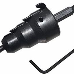 Yuly 1 Count Power Conduit Reamer, 1/2inch, 3/4inch, 1inch, Fits Power Drill Chucks, EMT, Carbon Steel, Black-image-58