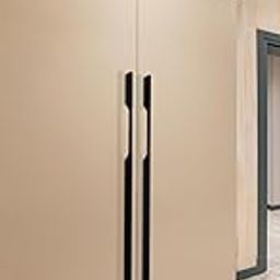 HARMONUS ,Fancy Aluminium Kitchen Cabinet Handle/Pull Handle/Door Handle/Drawer Handle,Glossy Black Finish, Aluminium Alloy, 36 INCH, 4 PCS HCBLACKSAC-21-4-36 INCH-21
