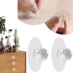 EKESHVAR Cabinet Drawer Pull Knobs 5 Pcs,Self Adhesive Diamond Crystal Pulls Handles Knobs for Kitchen Cabinets Home,No Drilling, Window,Wardrobe,Commode Cupboard-image-75