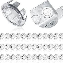 Yaocom 36 Pcs Knockout Seal Electrical Box Knockout Plugs Round Steel Removable Seal Electrical Box Fittings for Closure Unused Electric Box Outlets (1/2 Inch)-image-70