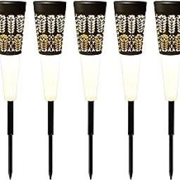 Drumstone (𝗦𝗽𝗲𝗰𝗶𝗮𝗹 𝟭𝟬 𝗬𝗲𝗮𝗿𝘀 𝗪𝗮𝗿𝗿𝗮𝗻𝘁𝘆 Solar Pathway Lights – Outdoor Waterproof LED Garden Lamps – Auto On/Off – Energy-Saving Landscape Lighting – No Wiring Needed - (Pack 5)-image-56