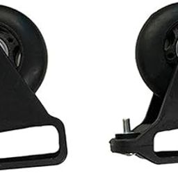 ATORSE® 2x Leveling Casters Pulley Lightweight Ladder Balance Bar Wheels for Machine-image-51