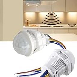 Jenix Automatic Motion Sensor Light Switch False Ceiling Mount with time delay and Darkness Adjustment Motion Sensor Switch, Security, Controls LED Lights-image-47