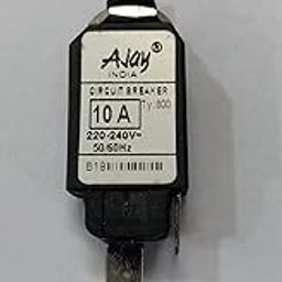 advancedestore - Circuit Breaker- Ajay Brand - 10 Amps - 240 V - Circuit Breaker Over Load Protector with Push to Reset Switch - 1 Unit-22