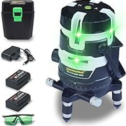 TOMAHAWK® TLL-S -05 60° Green Laser Level, Self-Levelling, IP54 Dustproof, ±1 mm Accuracy With Rechargeable Batteries, Ideal for Construction and Indoor Use-image-17
