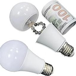 1Pc White Light Bulb Safe Box Secret Light Bulb, Storage Realistic Light Bulb Decoy Hiding, Safe-Hidden Compartment, Light Bulb Diversion, Hidden Safes Products Safes-picture-23