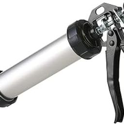 KROST 9" Aluminium Silicone Glass Glue Gun for Handyman and Professional (Silver)-19