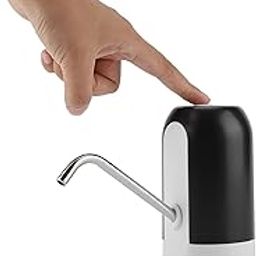 Aramox Portable Dispenser, Portable LED Light Bottled USB Rechargeable Dispenser for Home Office (Black)-image-68