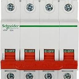 Schneider Electric Acti 9 63-A 4-Pole Polycarbonate MCB Isolator (White), Standard, (FE_A9S4P063)-23