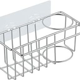 SECRET DESIRE Sponge Holder Basket Rack Stainless Steel Brush Organizer for Bathroom Paste|Home & Garden|Kitchen Dining & Bar|Kitchen Storage & Organization|Racks & Holders-image-27