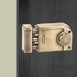 Dorset Rim Lock for Main Door - Phantom Trio Lock - Key & Knob Model with Dead Bolt Lock | Rim Lock Set for Main Doors/Bedroom Doors | 10 Year Warranty, Free Installation* | Antique Finish, PHA 303MPT-image-6
