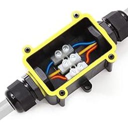 FX Junction Box Waterproof IP68 2 Way Plug Line M20 Coaxial Cable Connector Wire Range 5 to 12mm Outdoor External Electric Power Cord Boxes-picture-13