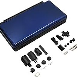 OSTENT Full Repair Parts Replacement Housing Shell Case Kit Compatible for Nintendo DS Lite NDSL Color Blue and Black-9