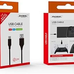 New World 1.5M Black Quick Charge USB Cable -TypeC Cable For Ps5,PS4, Xbox series Controller and Nintendo Switch Console (USB TypeC To Standard USB)-14