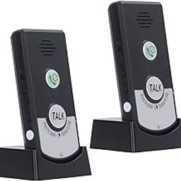 Ubervia Way Voice Doorbell System, Wireless Voice Two Way Talk Doorbell Mobile Indoor Outdoor Doorbell System for Home Security, Waterproof Wireless Door Bell for Home, Office-image-36