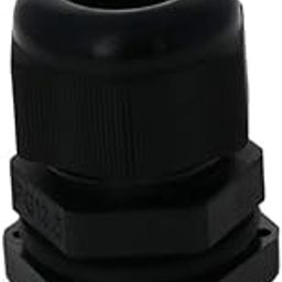 Jutagoss Cable Gland Locknut for 6-11mm Dia Wire Plastic Waterproof Adjustable Cable Glands Joints PG13.5 Black 11 PCS-image-61
