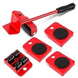 Wezone Furniture Lifter Mover Tool Set Heavy Duty Furniture Lifter Mover Tool Moving Roller Wheel Set for Washing Machines Fridge,Sofa Wardrobes Adjustable Heigh Moving Helper-image-33