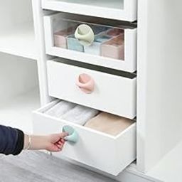 Self Adhesive Peel and Stick Plastic Handles Pull knob for Sliding Door, Drawer, Window, Commode and Cupboard Cabinet-image-81