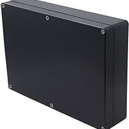 Otdorpatio Project Box IP65 Waterproof Junction Box ABS Plastic Black Electrical Boxes DIY Electronic Project Case Power Enclosure 10.35x7.17x2.36 inch (263x182x60 mm)-image-43