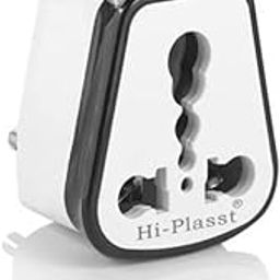 HI-PLASST (Pack of 2) 5 to 15 Ampere Converter Socket for Big Size 16 Ampere Plug Top with Universal Sockets for International Pins-18