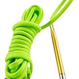 10 Foot 550lb Paracord Fishing Stringer Fish Holder with Metal Threading Needle and 1 Inch Split Ring-image-40