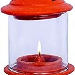 Handcrafted Terracotta Clay Chimney Lamp – Eco-Friendly Traditional Oil Lamp for Home Décor & Festive Lighting-image-92