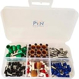 PVN Assortment Ferrule Wire Copper Crimp Connector, Electronic Wire Ferrules Kit, Universal Wiring Cable Connector, Wire Connector Kit, Insulated Cord Pin End Terminal (0.5,1,1.5,2.5,4,6,10mm?)-picture-15