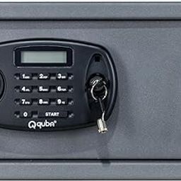 Quba Magnus 007 Digital Safe Locker for Home Small (25L, Deep Grey Silver)-Electronic Keypad Password Locker Box w/Key-Tamper Alert, Inbuilt LED-Cabinet-Safe for Office-2-Yr Warranty-image-19