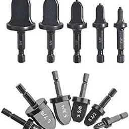 AASONS HVAC Repair Kit Air Conditioner & Refrigeration Flaring/Swaging Expansion Manual Tube Expander Soft Copper/Aluminum Pipe Tool Drill Hex Shank Set Of 11 | 7/8", 3/4'', 5/8'', 1/2'', 3/8'', 1/4”-image-32
