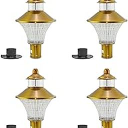 INVENTAA New Fabula LH gate Light for Home gate with 1 Yr Warranty | Waterproof Gate Lamp for Compound Wall Lights, Main Gate Lights, Outdoor Pillar Lights & Boundary Wall Lights (Gold, 4)-image-15