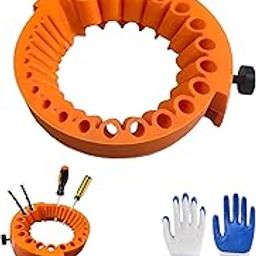 Angle Grinder Attachment, Spare Parts for Tools, Bit Grinding Attachment with a Pair of Gloves for UserFriendly Operating for DIY Enthusiasts to Easily Keep Drills-image-10