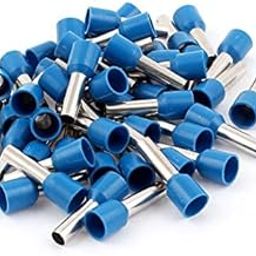 Immech - 2.5 SQMM (E2508) Wire Ferrules Copper Crimp Connectors,Wire Crimping Tool Kit,Insulated Cord Pin End Terminal, Color Blue Pack of 200 Pcs-11