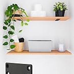 Listant Enterprises Heavy Duty Shelf Bracket for Wall Shelves Angle Brackets with Screws | Decorative Corner Shelf Supporter Wall Rack-Powder Coated Angle Wall Metal Only Brackets Black (4)-image-92