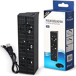 New World Cooling fan for PS4 Slim Intelligent Cooling Fan Heat Exhauster Temperature Control for PS4 Slim Playstation 4 Slim-image-29