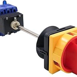 1 Piece Universal Replacement Selector Switch, Extension Bar Load Disconnect Switch, Power Transfer Switch, LW30-25A 380V 25A Motor Water Pump Generators, Rotary Cam Selector-image-83