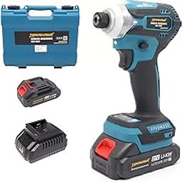 TOMAHAWK® BSD-8200 Brushless Cordless Screwdriver/Impact Driver - 2 Battery with 20V, 2.0Ah, 180 Nm, 2400 RPM, 10Mm Chuck capacity, 2 Speed Mode-image-42