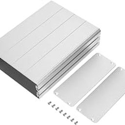 Aluminum Project Box, 45x122x160mm Aluminum Box Circuit Board Shell Gps Silver For Decoder, Aluminum Sheets Plates-image-34