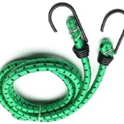 Trendmad Multipurpose Ultra Strong & Flexible Bungee Rope/Luggage Strap/Bungee Cord with 6 feet Length and Corner Metal Hooks (Multicolor, Pack of 3)-image-80