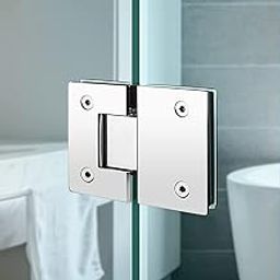 RAB Shower Hinges, Stainless Steel 202 for Glass Doors (Code:-Hing Shower 202, 180 Degree Glass to Glass, Pack of 1 PCS)-image-7